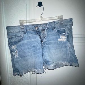 American Eagle Denim Midi Shorts